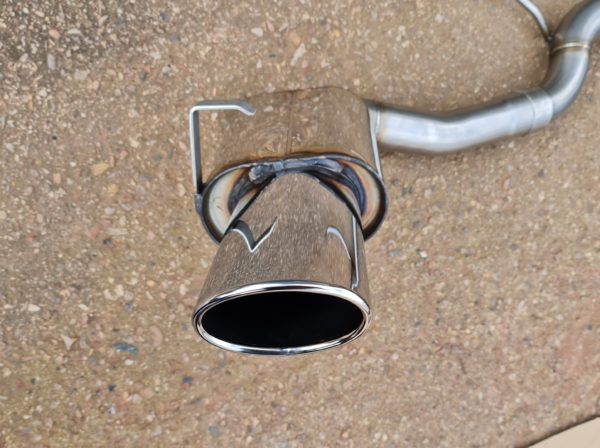 Alfa Romeo GTV/Spider Rear Exhaust Section - Stainless - Image 2