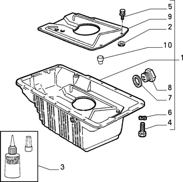 Alfa Romeo GTV/Spider V6 24v Sump Pan - Image 3