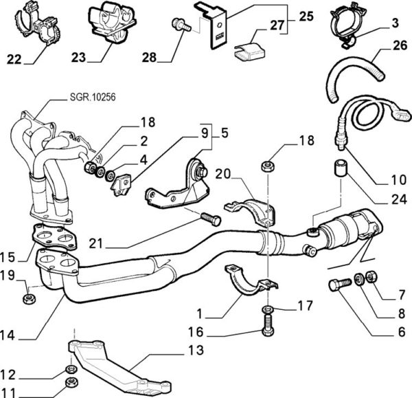 Alfa Romeo GTV/Spider CF2 V6 24v Lambda Sensor - Image 3