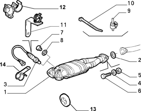 Alfa Romeo GTV CF2 V6 24v Lambda Sensor - Image 2