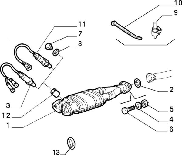 Alfa Romeo GTV/Spider V6 2.0 TB Lambda Sensor - Image 2