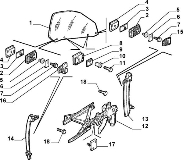 Alfa Romeo GTV/Spider Window Regulator Micro Switch - Image 2