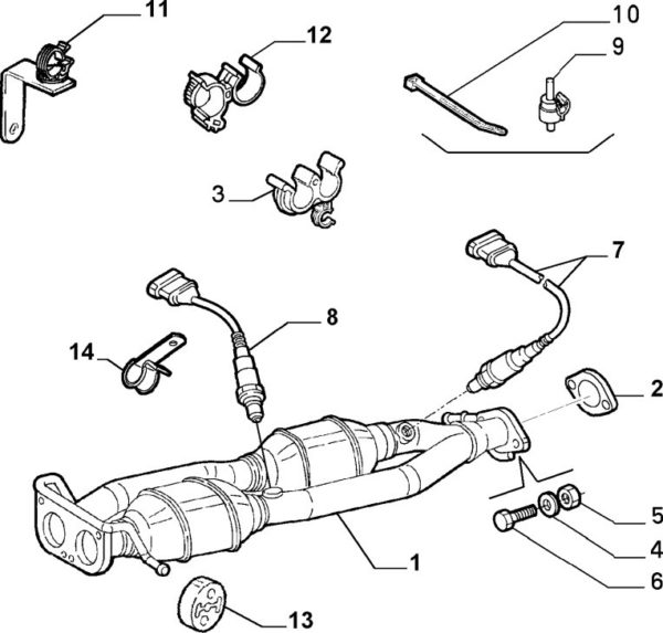 Alfa Romeo GTV/Spider CF3 V6 24v Lambda Sensor - Image 2