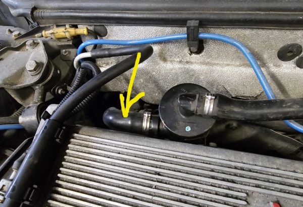 Alfa Romeo GTV/Spider V6 24V Cam Cover Breather Silicone Hose - CF2 - Image 2