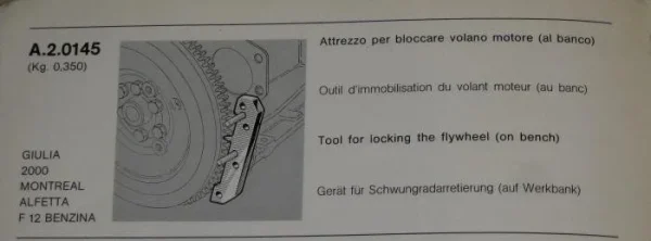 Flywheel Locking Tool - A.2.0145 - Image 2